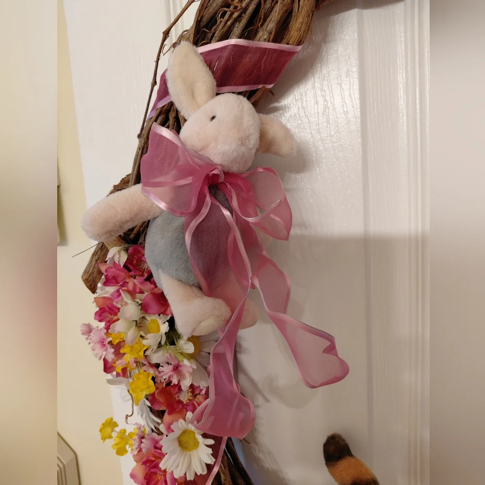 Vintage Winnie the Pooh Wreath Baby Shower, Spring, Summer